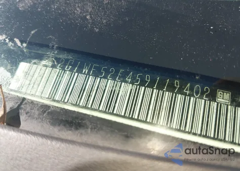 2005 Chevrolet Impala из США, поврежденный, VIN 2G1WF52E459119402